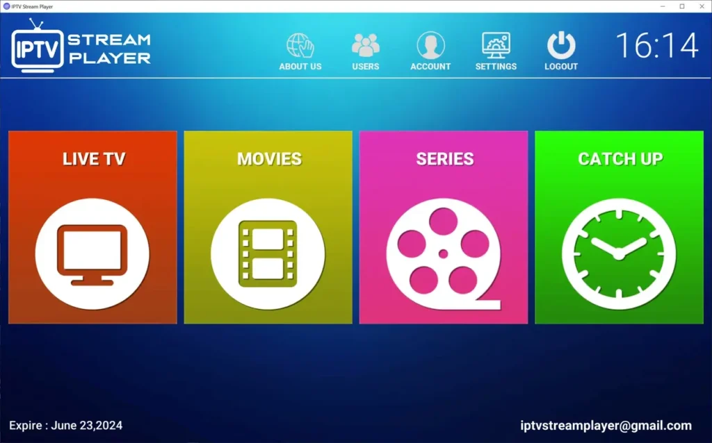 IPTV Stream Player